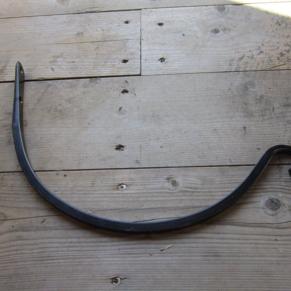 Metal Hanging Plant Bracket Hook 14 Inch/ 15.25" Black